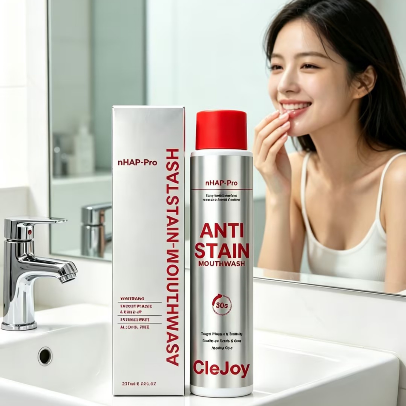 Clejoy Płyn do płukania jamy u – Teeth Whitening Mouthwash recenzja i cena