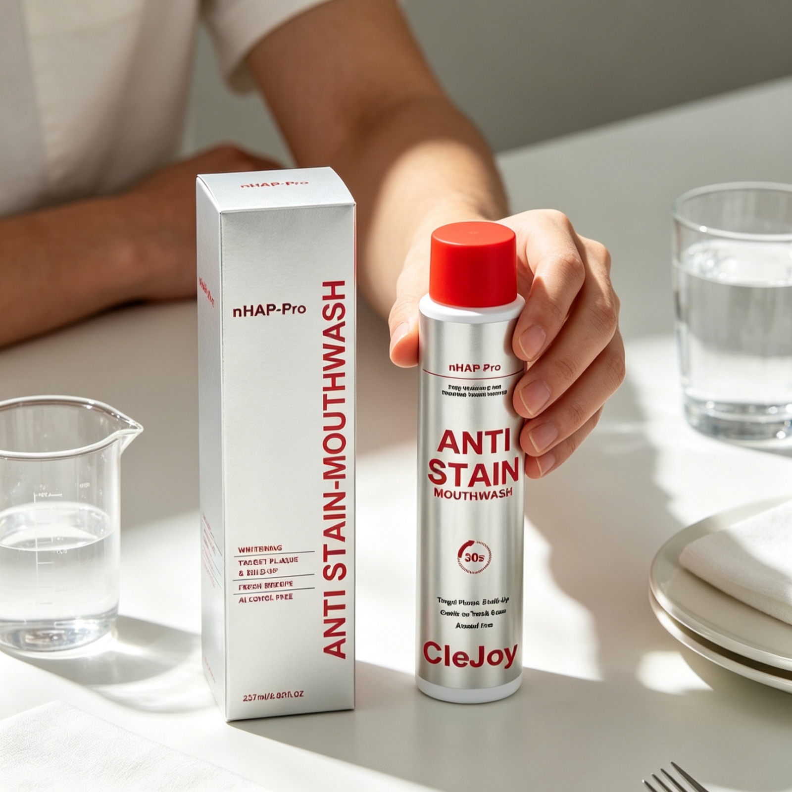 Clejoy Płyn do płukania jamy u – Teeth Whitening Mouthwash recenzja i cena